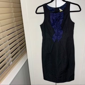 Anthropologie Leifsdottir Silk Blend Embellished Midi Dress